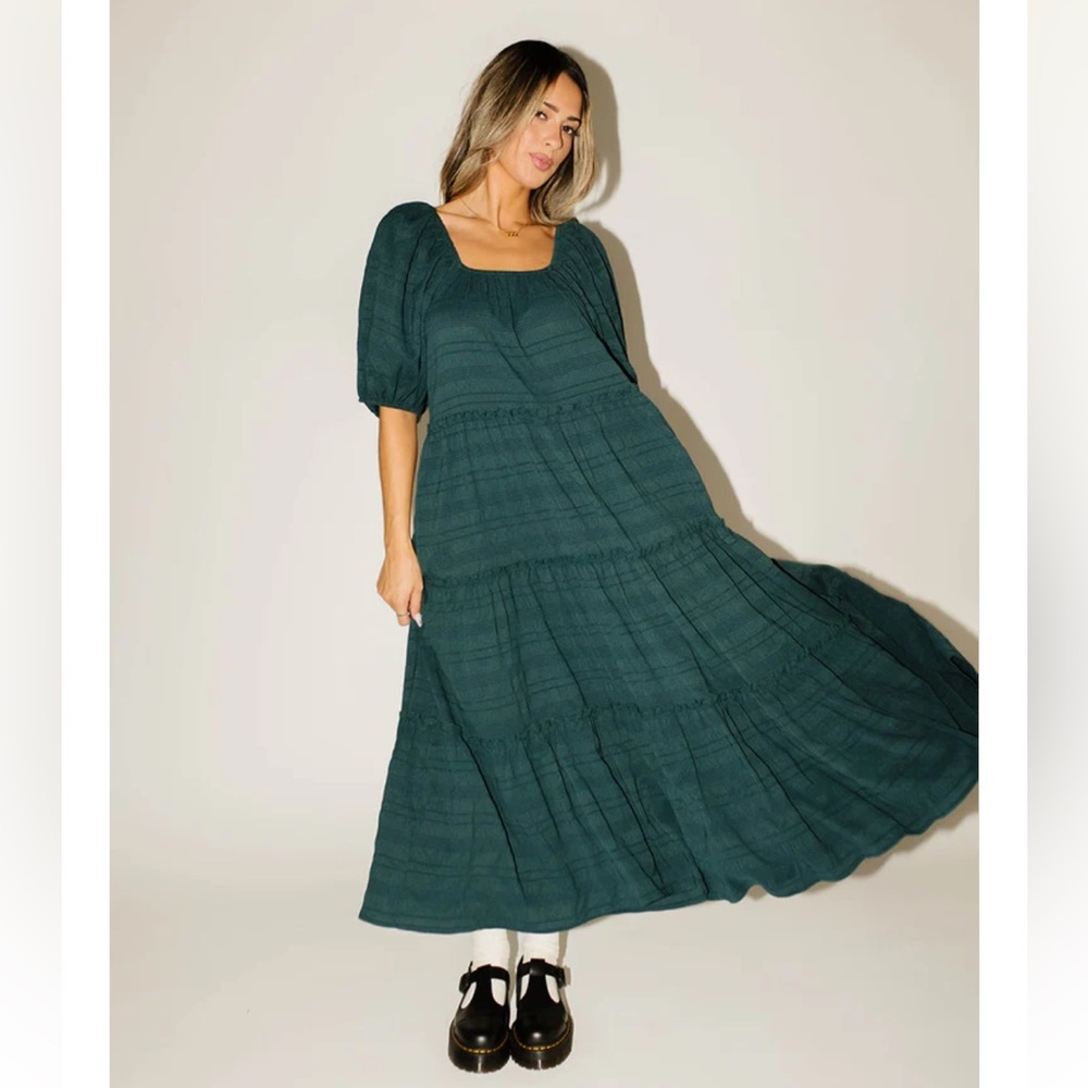 ZOCO DAYMAKER DRESS W/POCKETS IN EMERALD